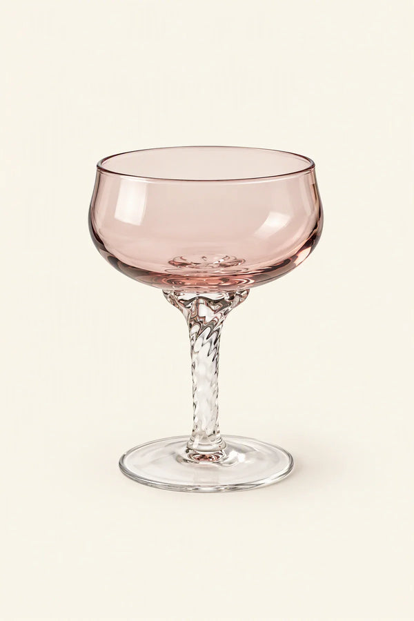 Violet Hour Amethyst Glass Cocktail Coupe