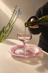 Violet Hour Amethyst Glass Cocktail Coupe