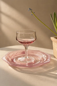 Violet Hour Amethyst Glass Cocktail Coupe