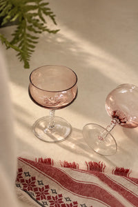 Violet Hour Amethyst Glass Cocktail Coupe