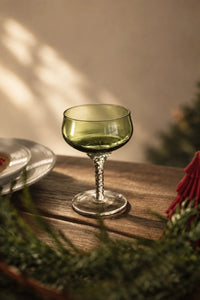 Violet Hour Amethyst Glass Cocktail Coupe