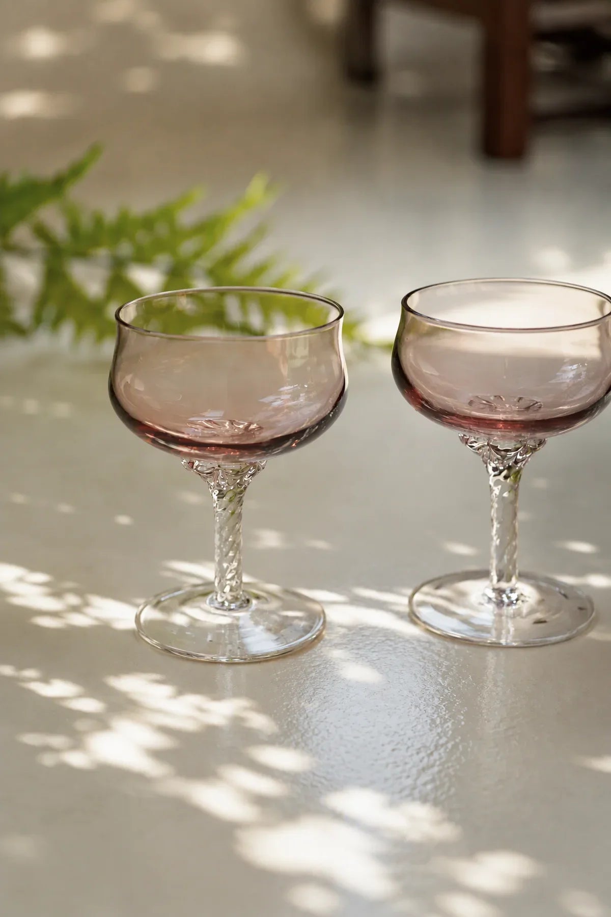 Violet Hour Amethyst Glass Cocktail Coupe