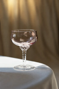 Violet Hour Amethyst Glass Cocktail Coupe