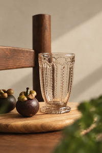 Cathedral Light Iridescent Glass Wine Goblet
