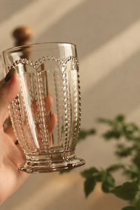 Cathedral Light Iridescent Glass Wine Goblet
