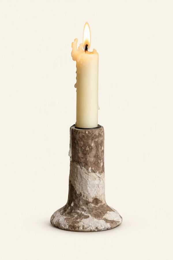 Artifact Hour Earthy Ceramic Candle Holder