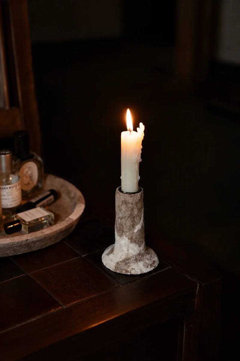 Artifact Hour Earthy Ceramic Candle Holder