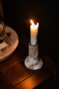 Artifact Hour Earthy Ceramic Candle Holder