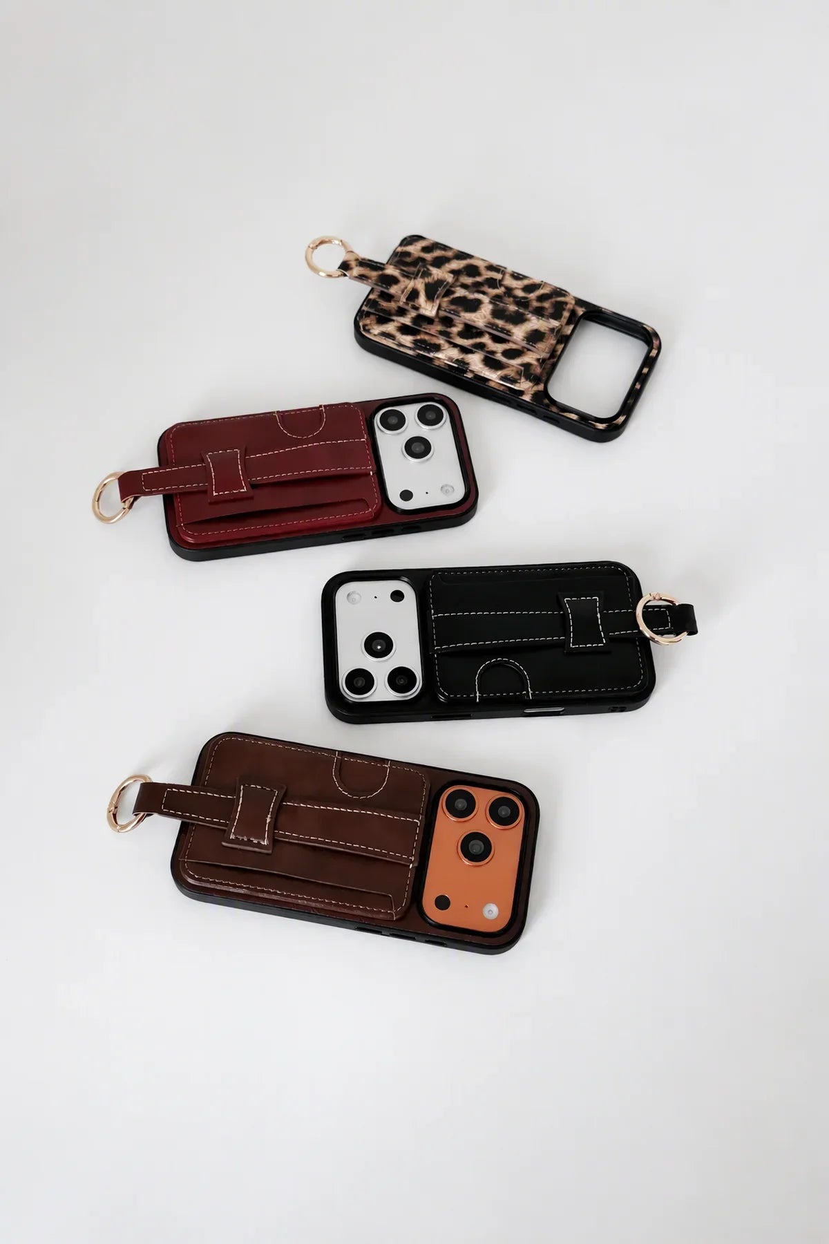 Metro Grip Espresso Leather-Look Wallet Phone Case
