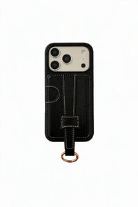 Metro Grip Espresso Leather-Look Wallet Phone Case
