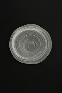 Soft Current Milky Glass Serving Bowl