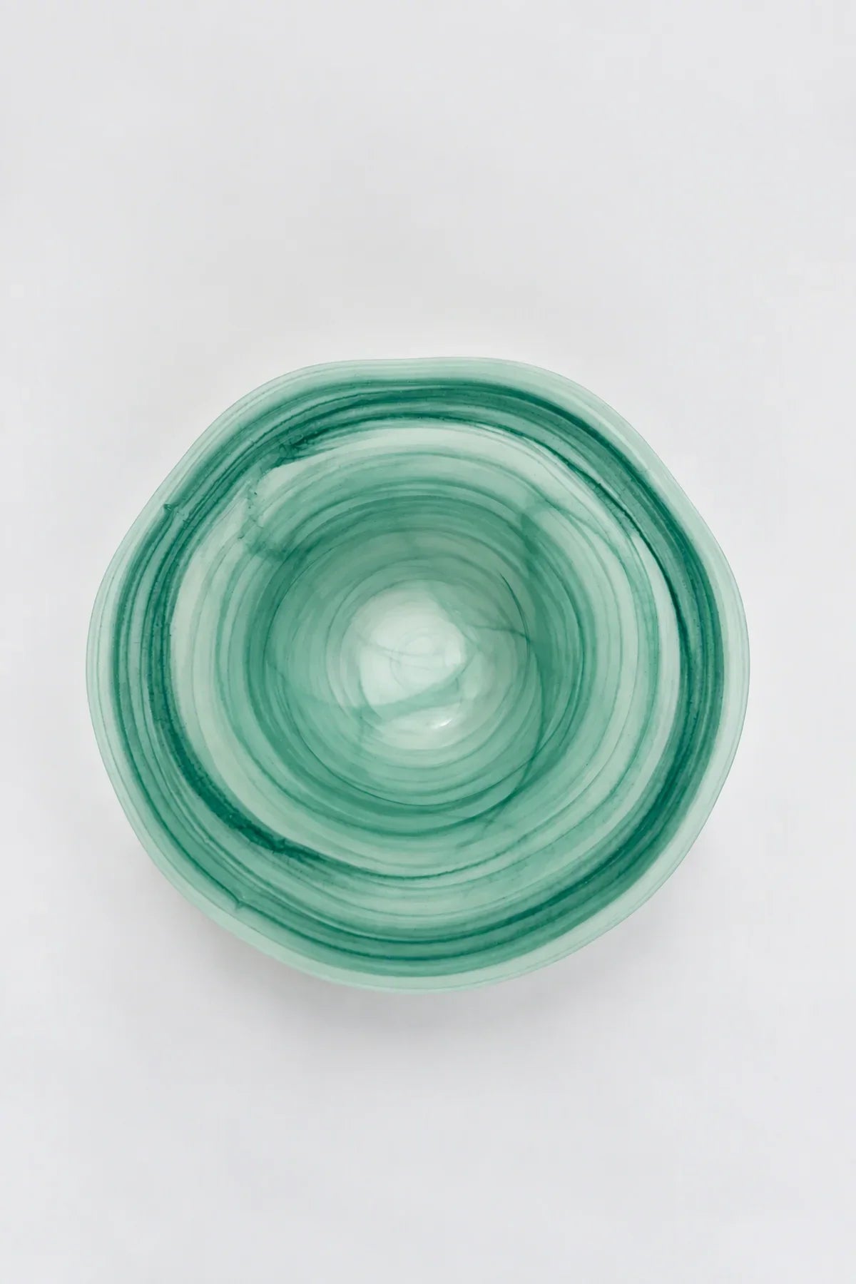 Tide Pool Pastel Glass Serving Bowl