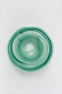 Tide Pool Pastel Glass Serving Bowl