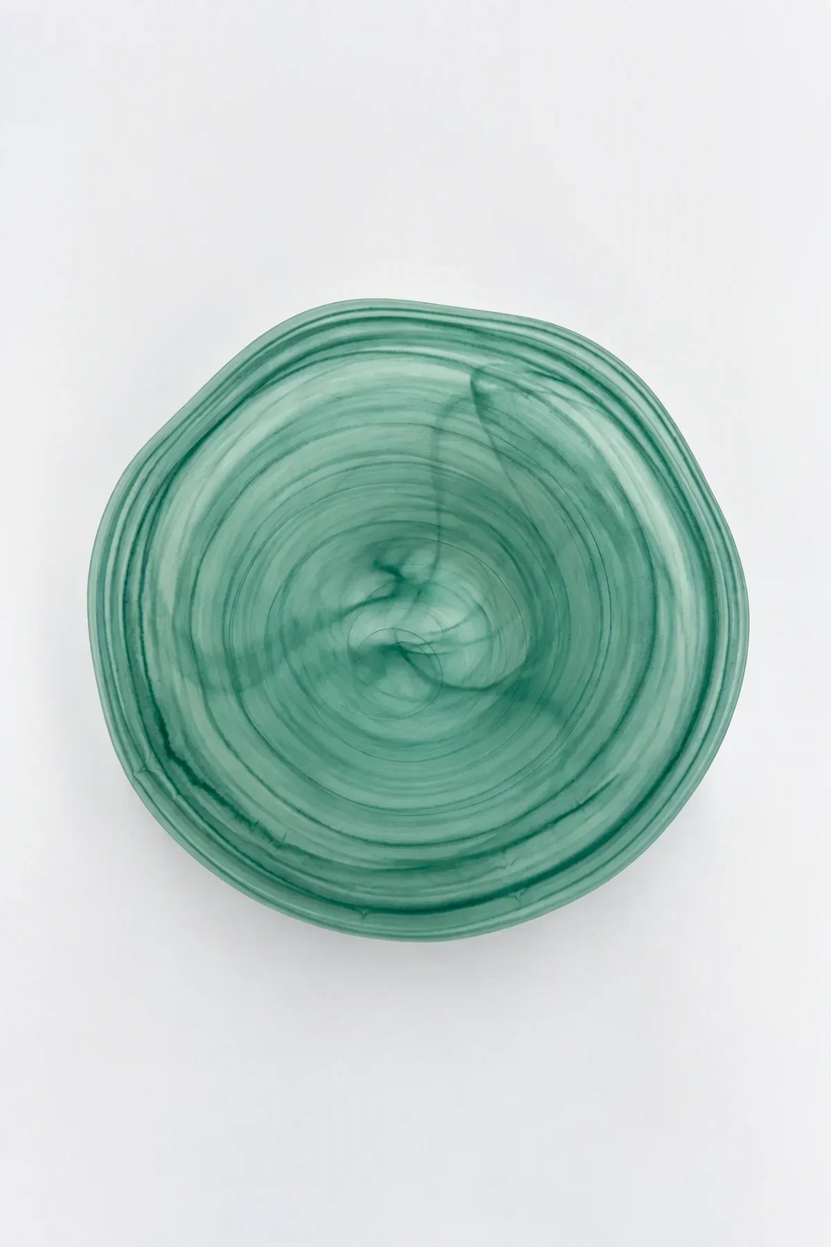 Tide Pool Pastel Glass Serving Bowl
