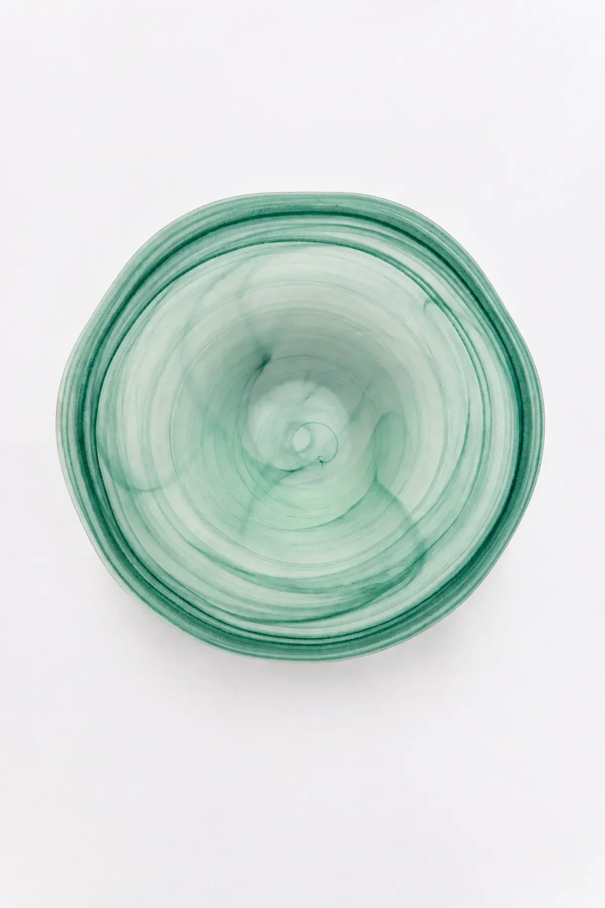 Tide Pool Pastel Glass Serving Bowl