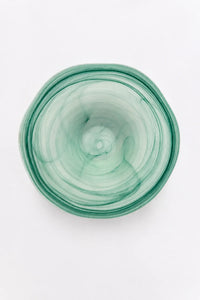 Tide Pool Pastel Glass Serving Bowl