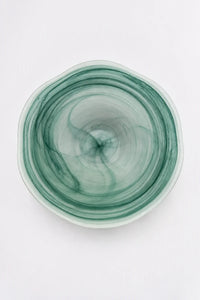 Tide Pool Pastel Glass Serving Bowl
