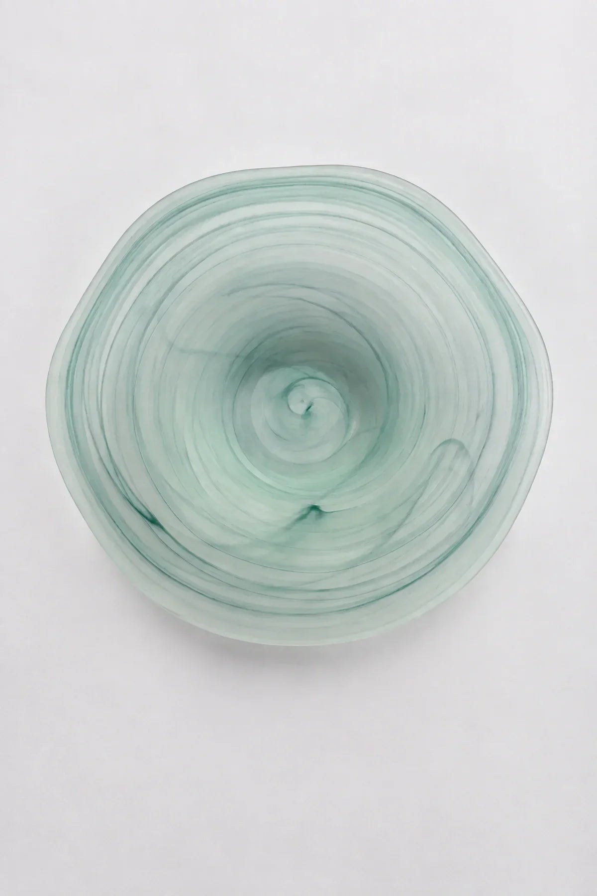 Tide Pool Pastel Glass Serving Bowl