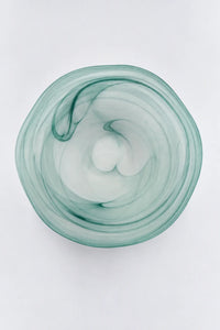 Tide Pool Pastel Glass Serving Bowl