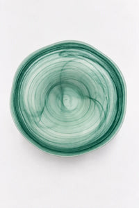 Tide Pool Pastel Glass Serving Bowl