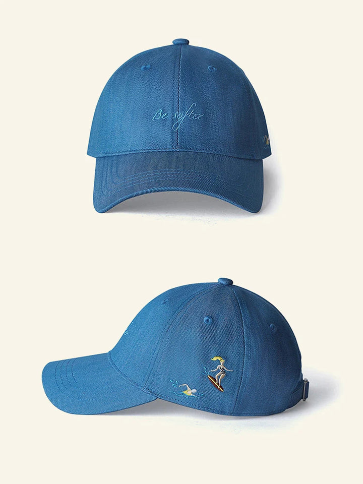 Be Softer Holiday Embroidered Baseball Cap - TRLab Shop