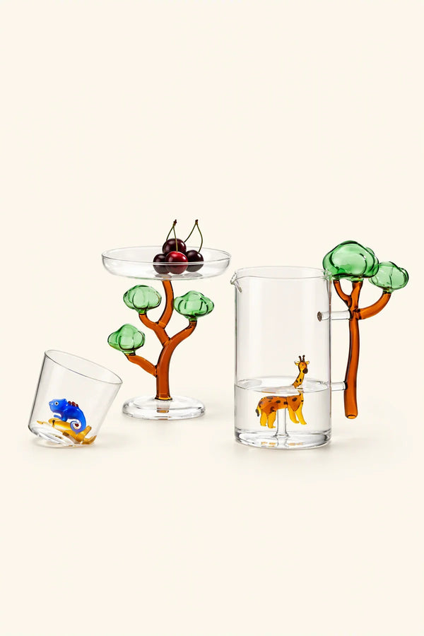 Miniature Wild Clear Glass Tableware Set