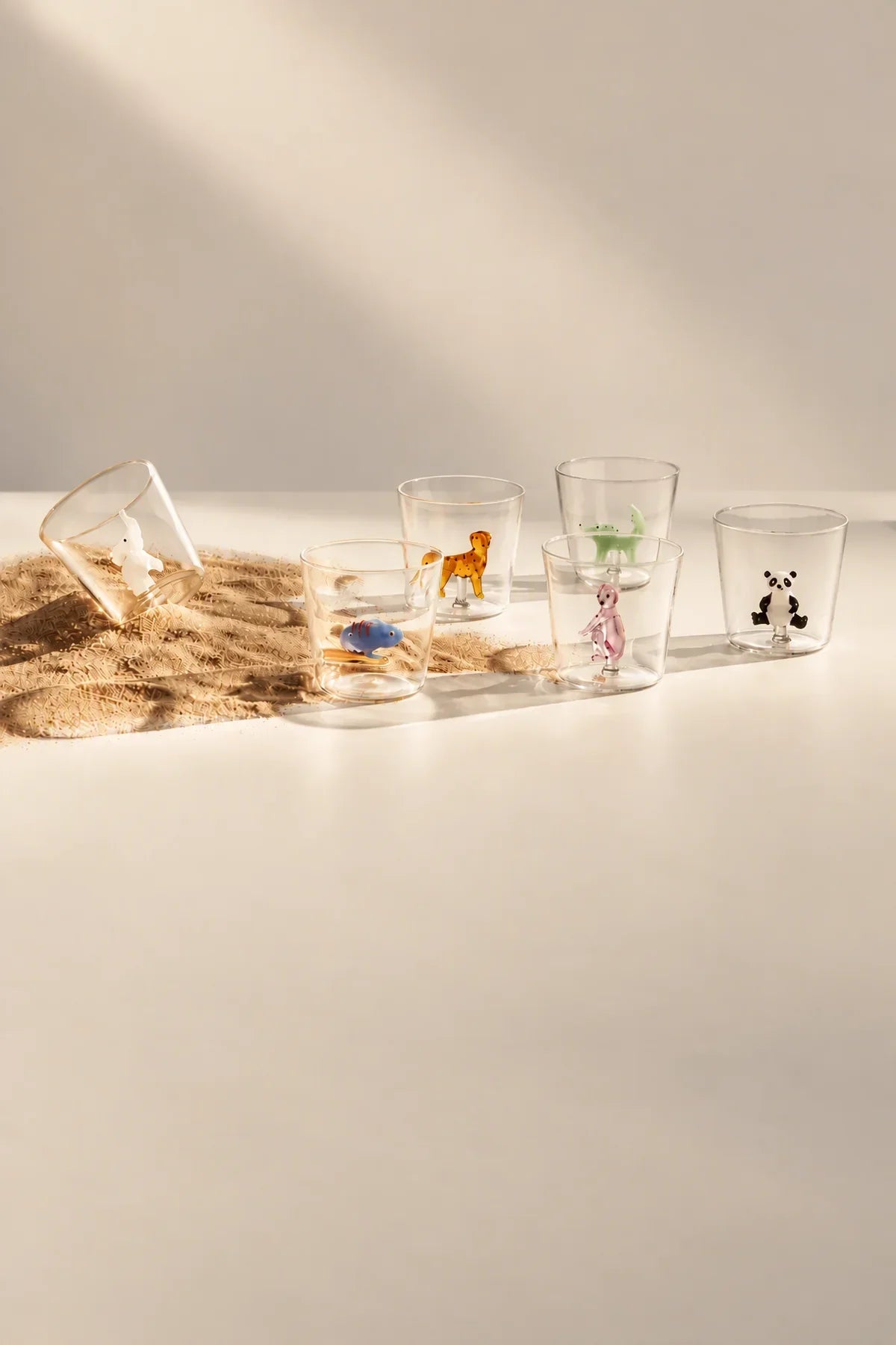 Miniature Wild Clear Glass Tableware Set