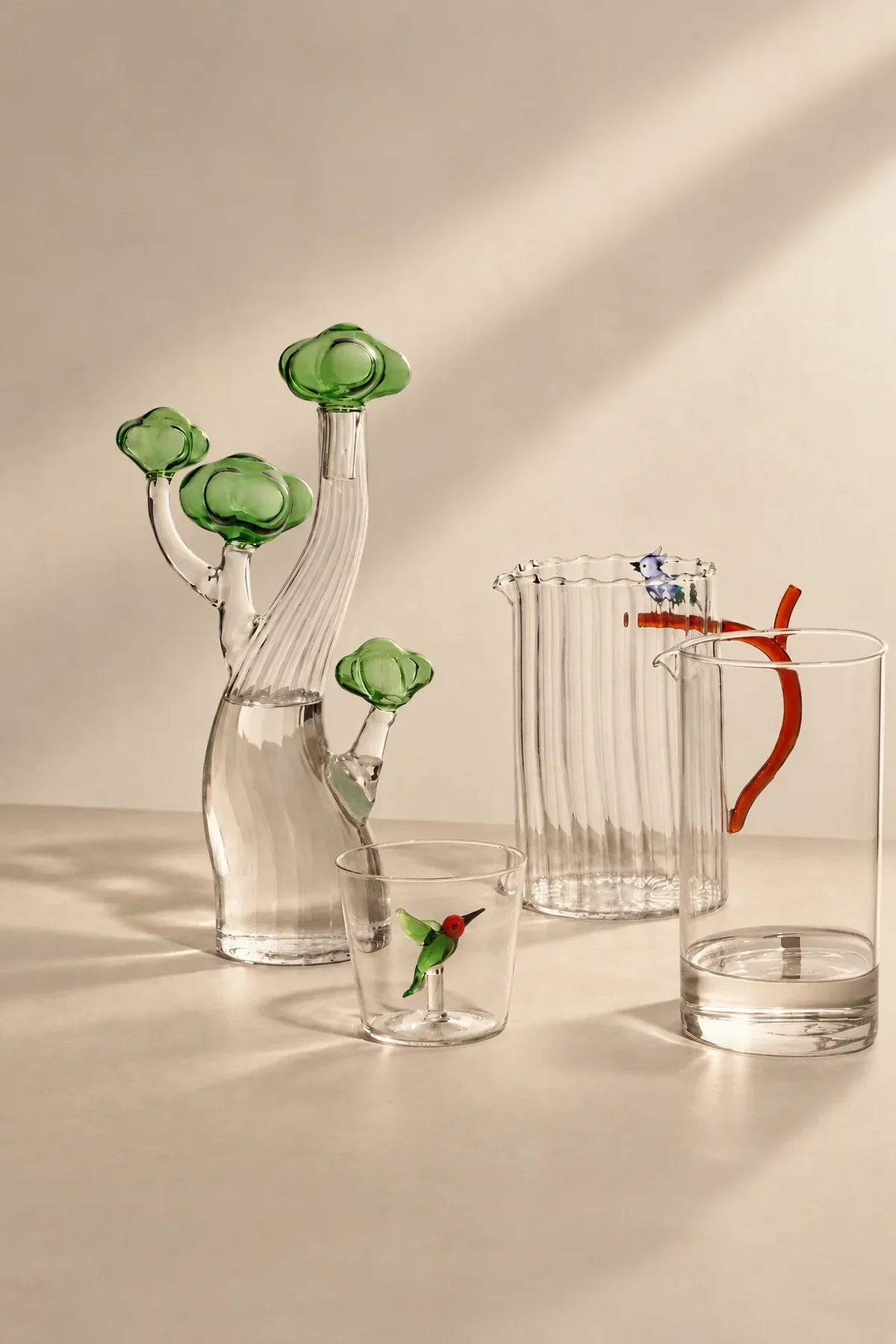 Canopy Perch Clear Glass Glassware Collection