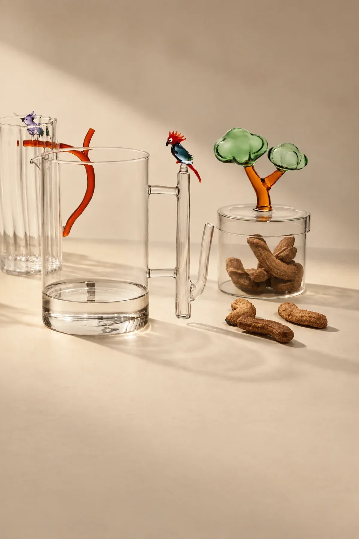 Canopy Perch Clear Glass Glassware Collection