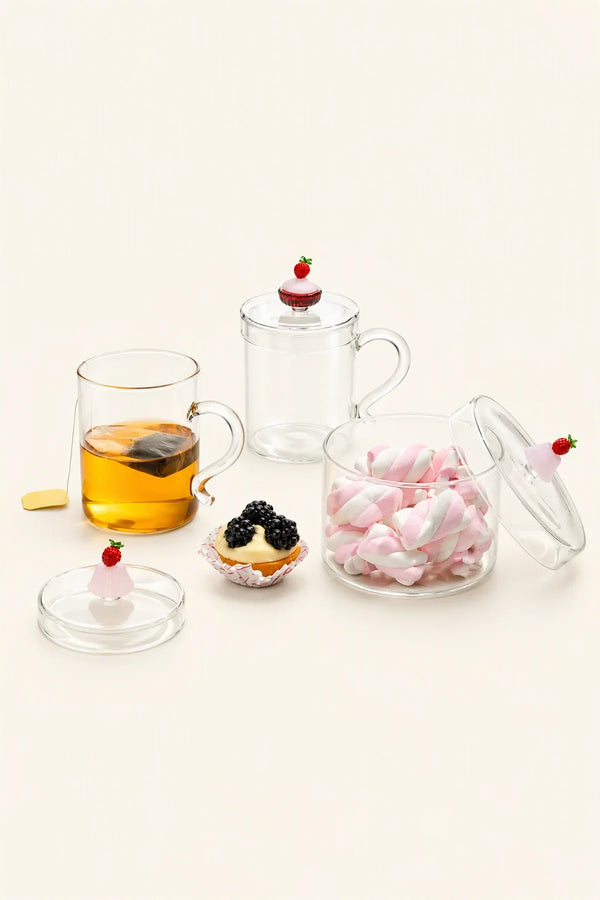 Pâtisserie Hour Clear Glass Tableware Set