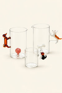 Best Friend Clear Glass Mug