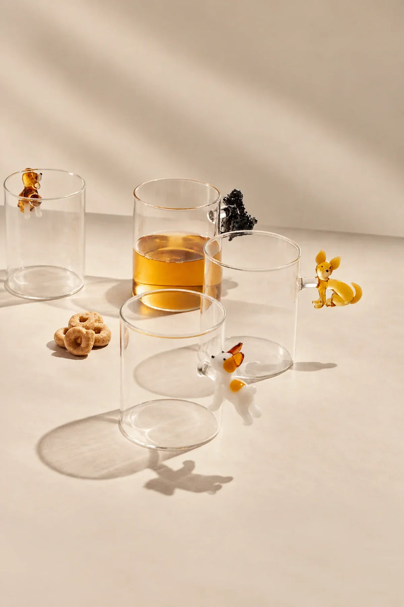 Best Friend Clear Glass Mug