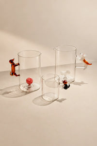 Best Friend Clear Glass Mug