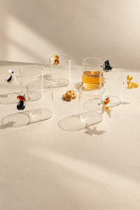 Best Friend Clear Glass Mug