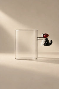 Best Friend Clear Glass Mug