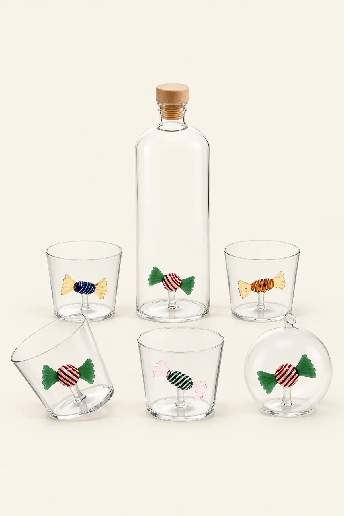 Holiday Fable Clear Glass Tumbler
