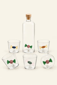 Holiday Fable Clear Glass Tumbler