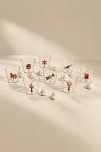 Holiday Fable Clear Glass Tumbler