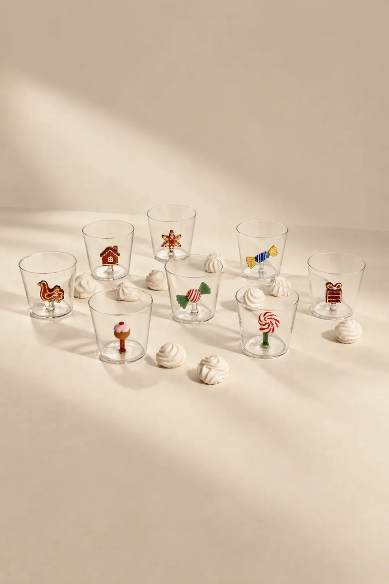 Holiday Fable Clear Glass Tumbler