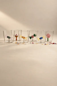 Holiday Fable Clear Glass Tumbler