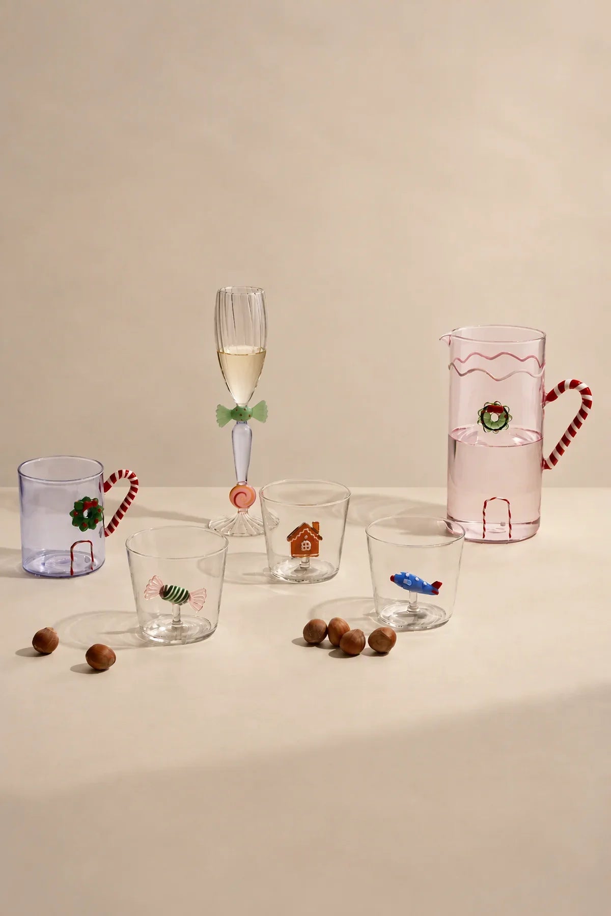 Holiday Fable Clear Glass Tumbler