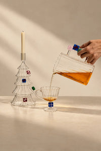 Holiday Fable Clear Glass Tumbler