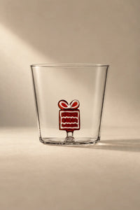 Holiday Fable Clear Glass Tumbler