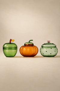 Garden Fable Tinted Glass Storage Vessel