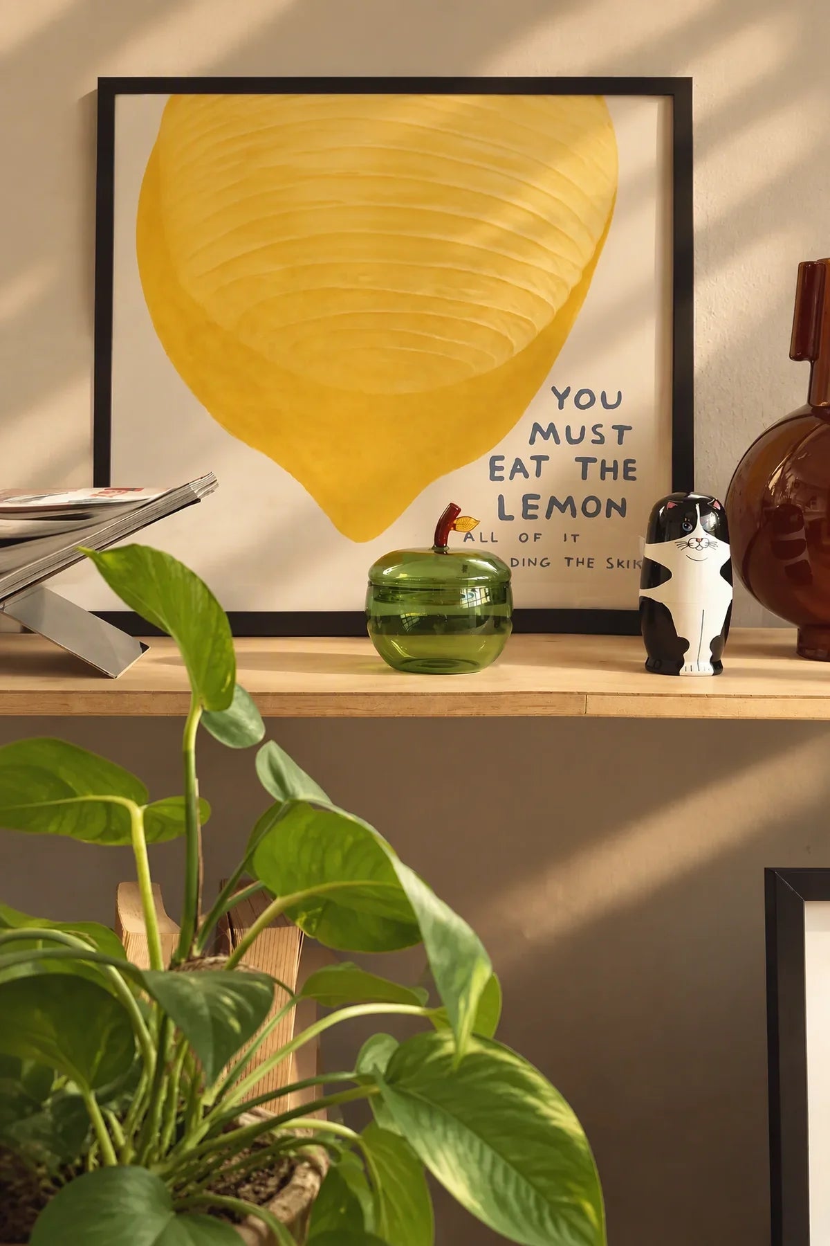 Garden Fable Tinted Glass Storage Vessel