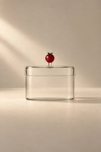 Garden Fable Tinted Glass Storage Vessel