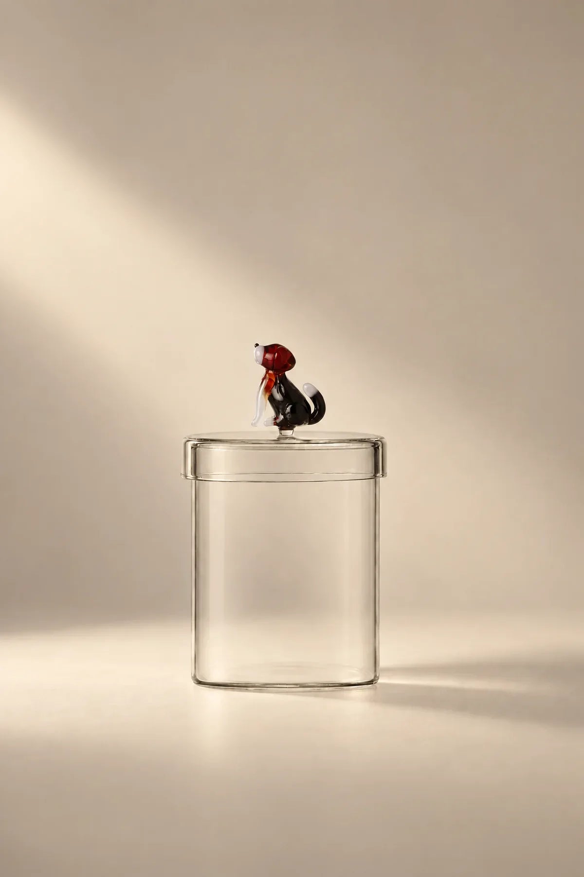 Garden Fable Tinted Glass Storage Vessel