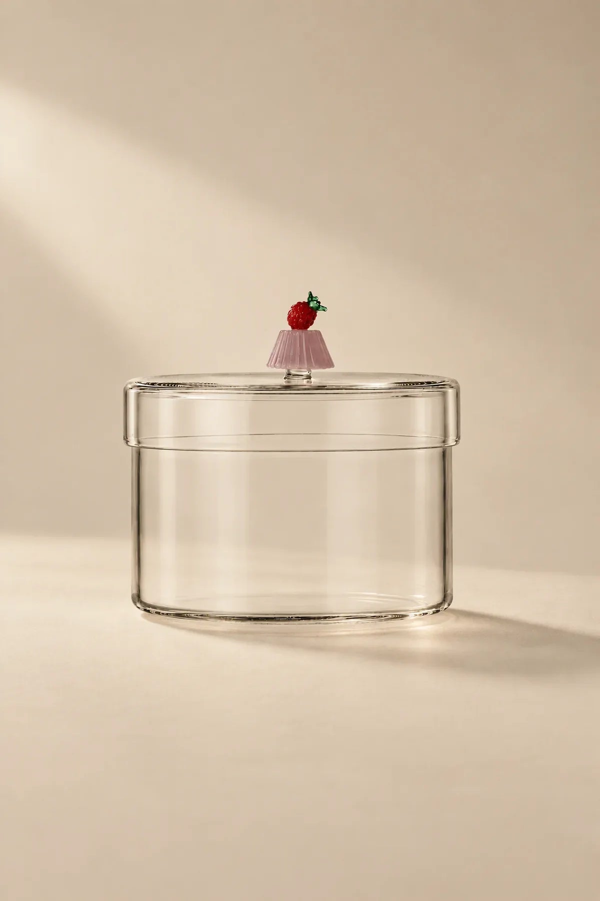Garden Fable Tinted Glass Storage Vessel