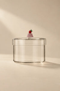 Garden Fable Tinted Glass Storage Vessel
