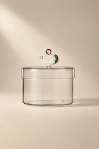 Garden Fable Tinted Glass Storage Vessel